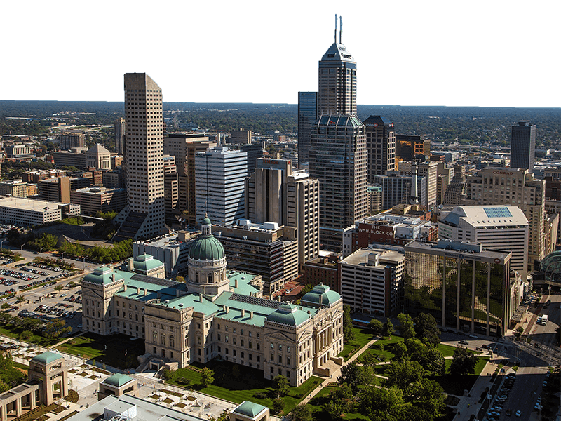 Omni Indianapolis skyline