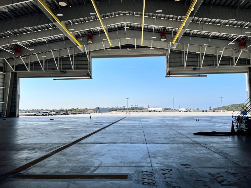 empty air hangar