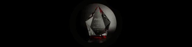 Header image of trophy award omni logistics freight forwarder of the year