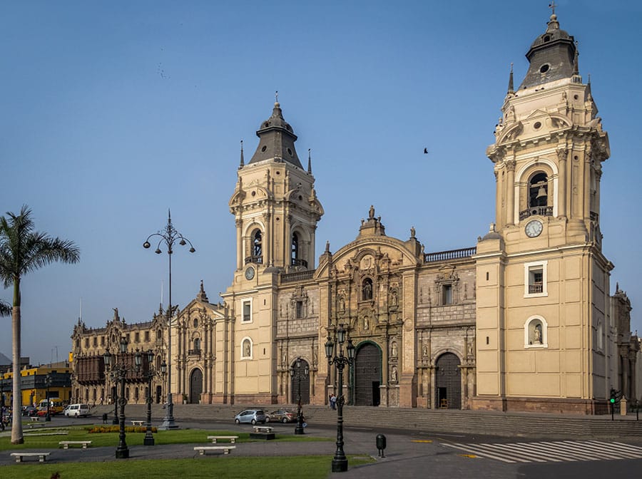 cathedral in Lima Peru