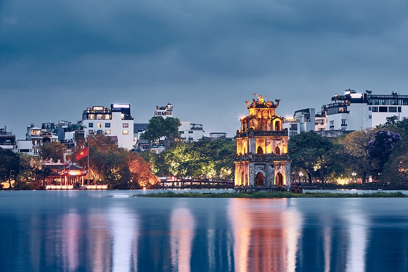 Hanoi Vietnam cityscape
