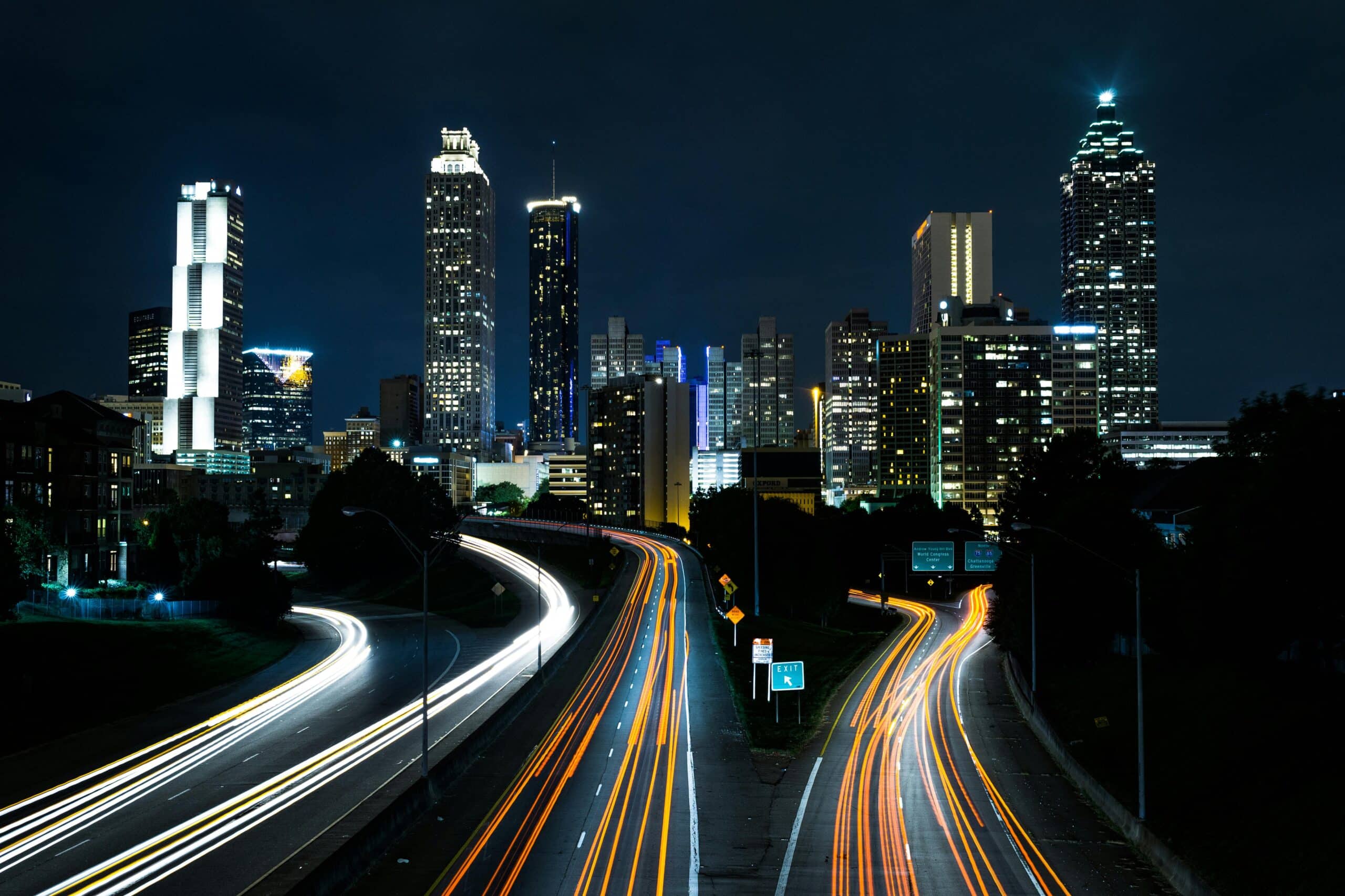atlanta georgia, omni location skyline